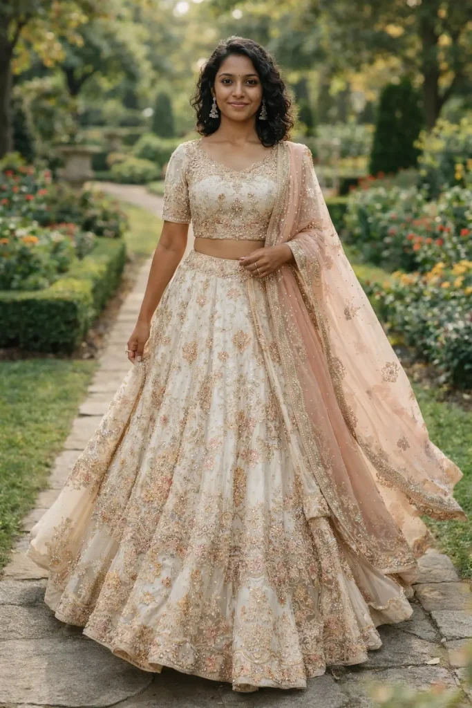 Bride in Bournville Garden 