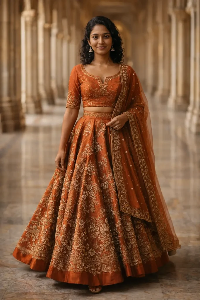 Bride in Lehnga