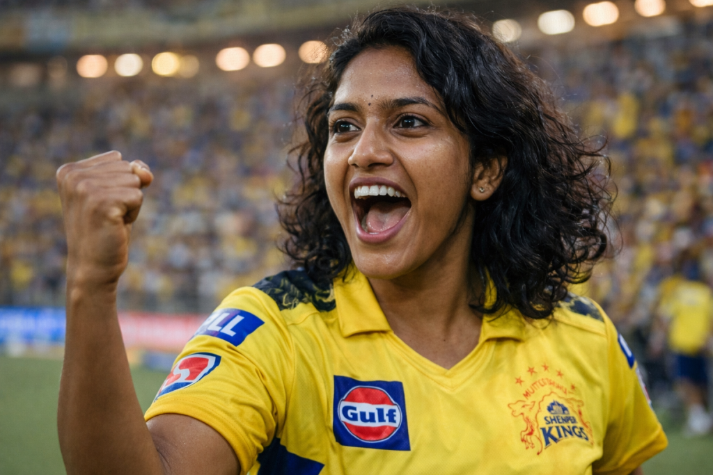 CSK Fan Aggressive Celebration 