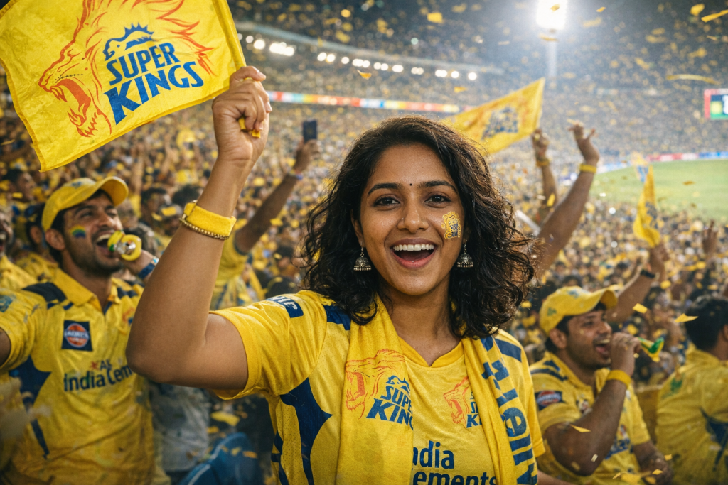 “CSK Victory Crowd Moment” Prompt