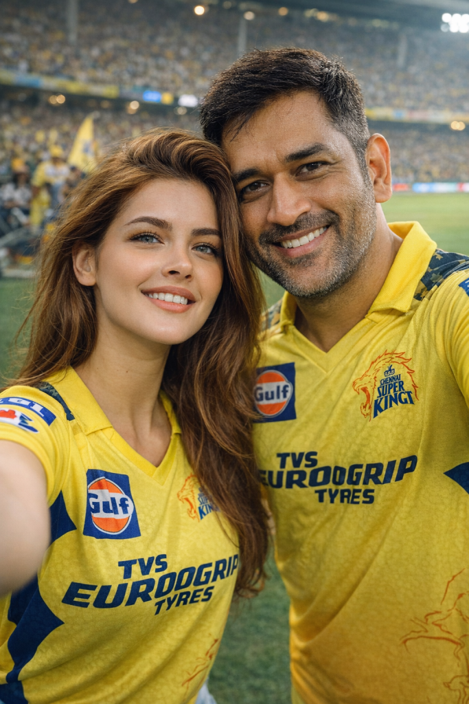 CSK Selfie with Player Prompt