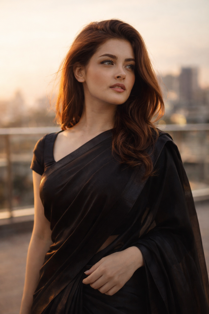 The “Black Saaree Image” Prompt