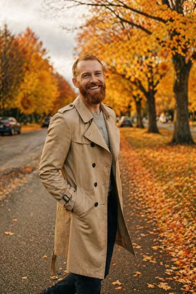 Autumn Stroll Through a Golden Path