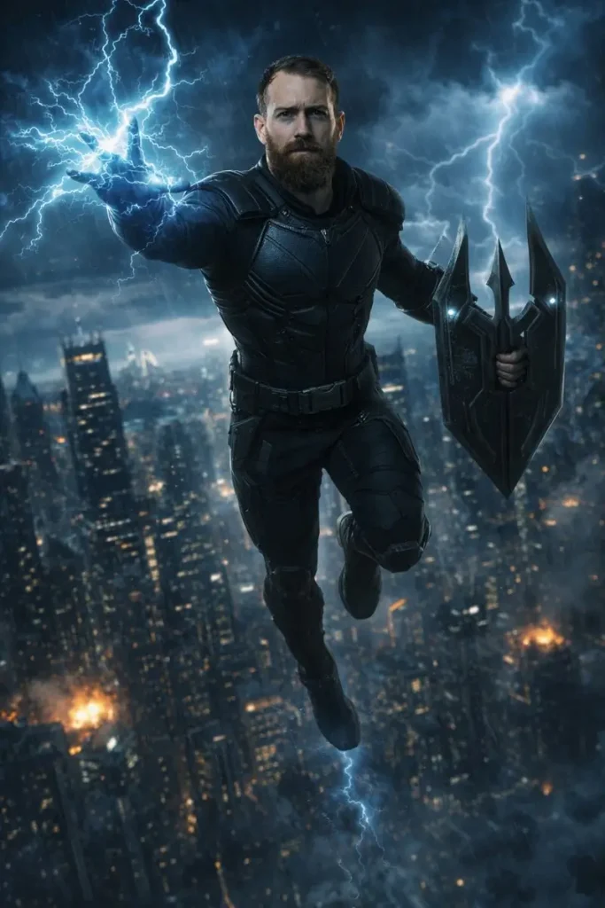 Avenger in Stormy City