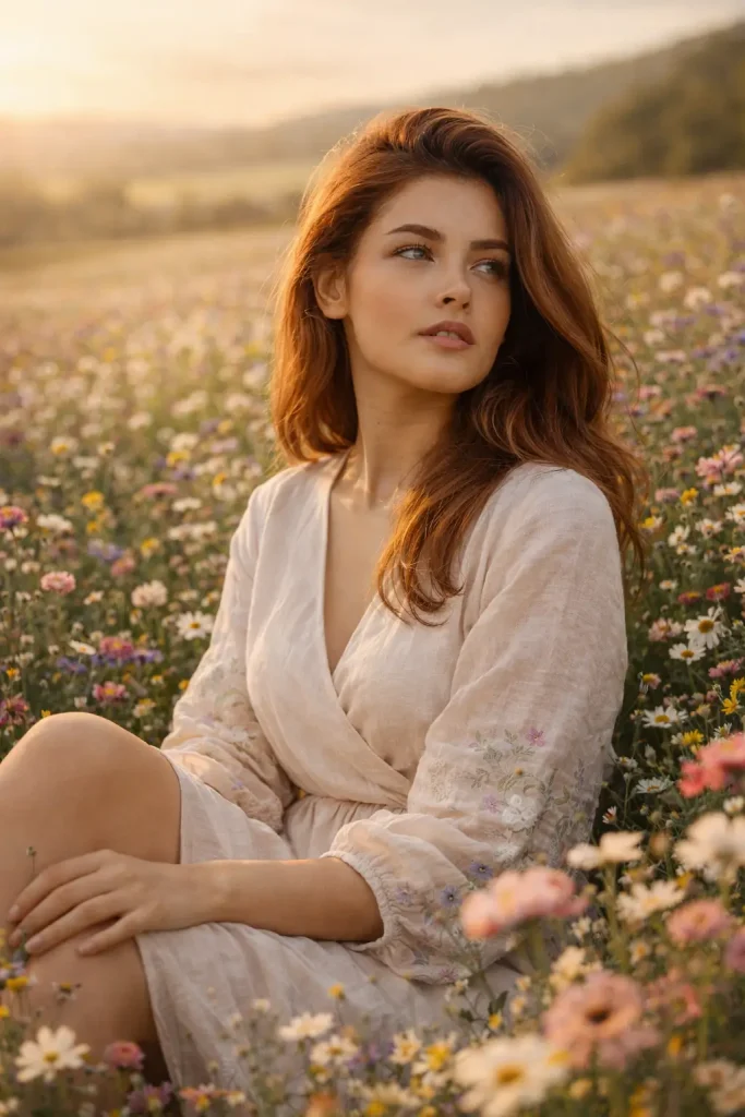 Beautiful Flower Field Image