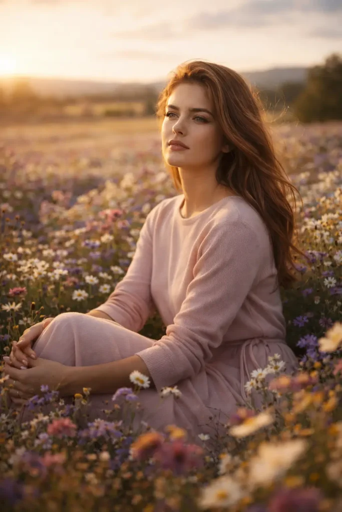 Beautiful Flower Field Photograph