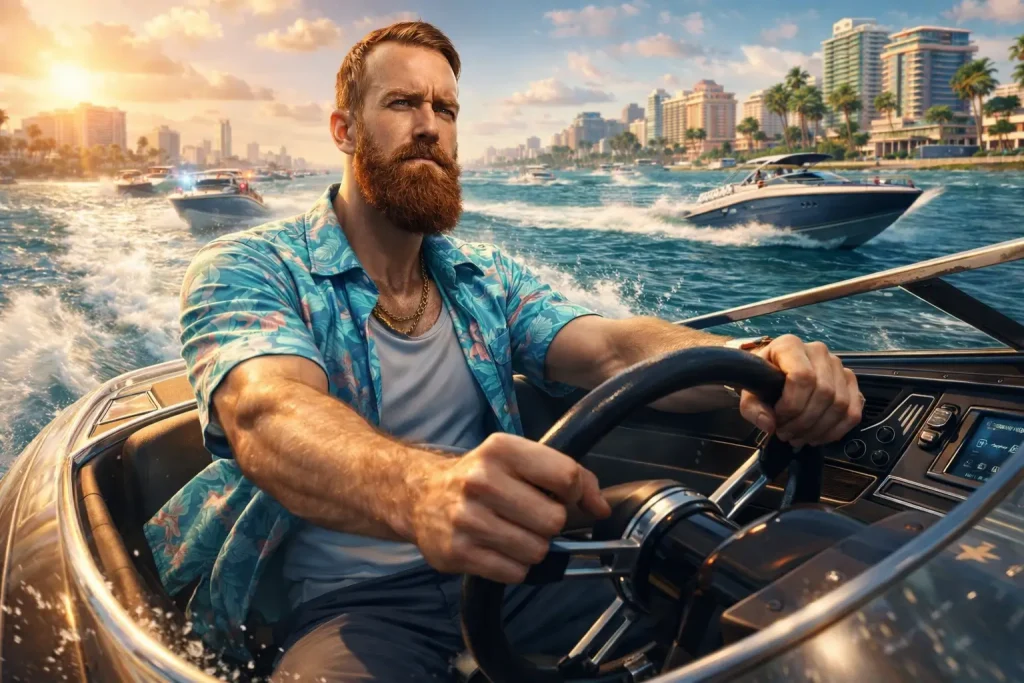 Boat Chase Action