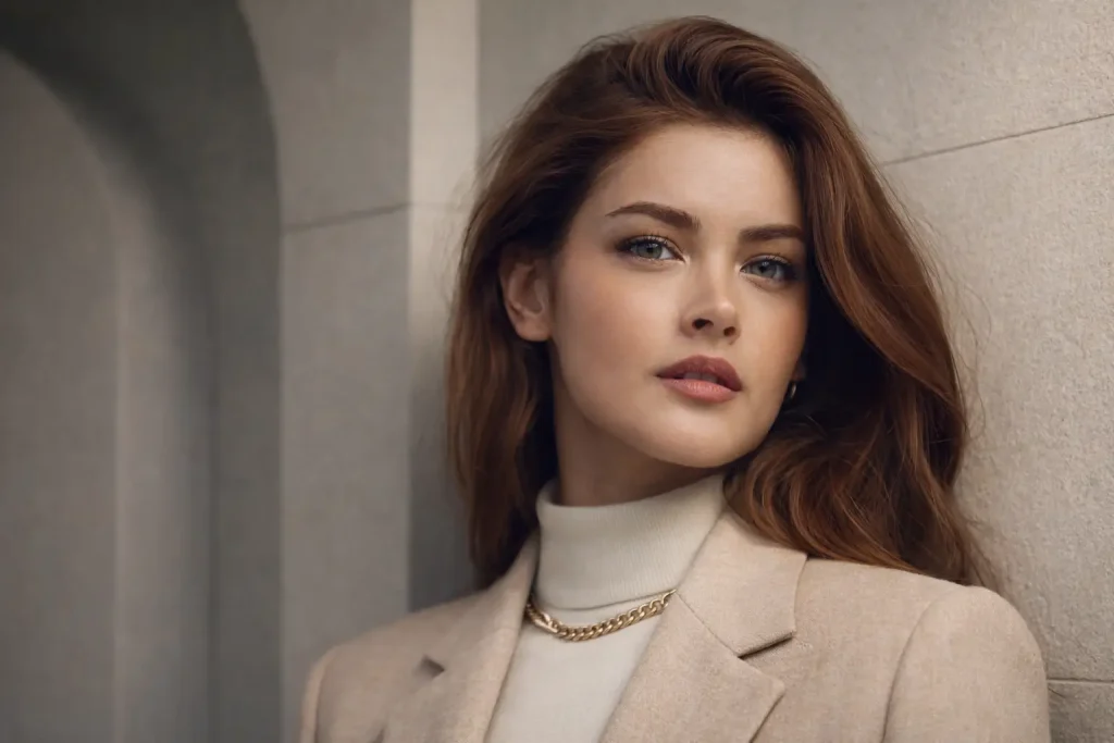 Confident Elegance in Soft Light