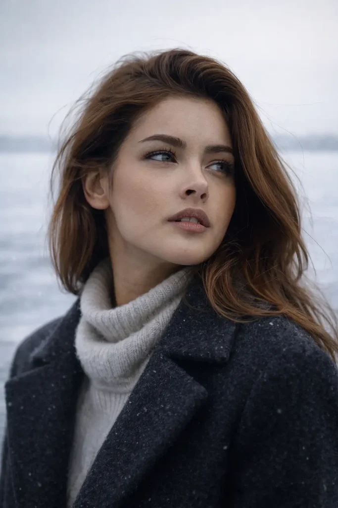 Contemplating the Frozen Landscape Image