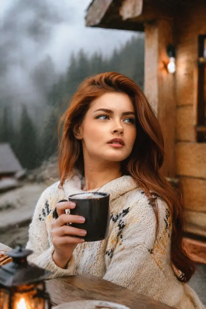 Cozy Cafe Portrait