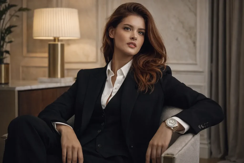 Elegant Portrait in a Luxe Setting