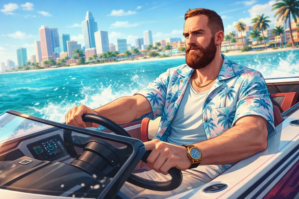 GTA Iconic Boat Riding