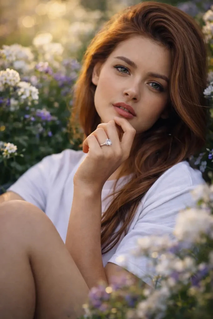 Girl in Garden