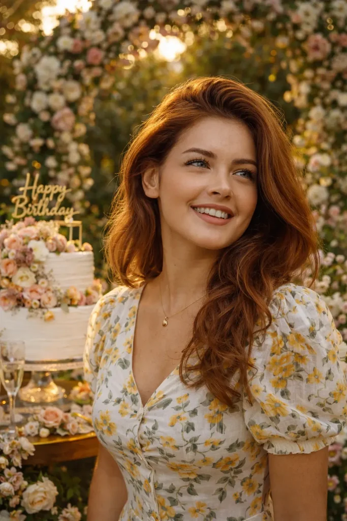 Golden Hour Garden Birthday Celebration