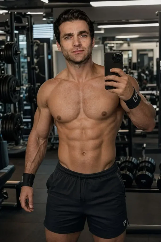 Gym Mirror Selfie
