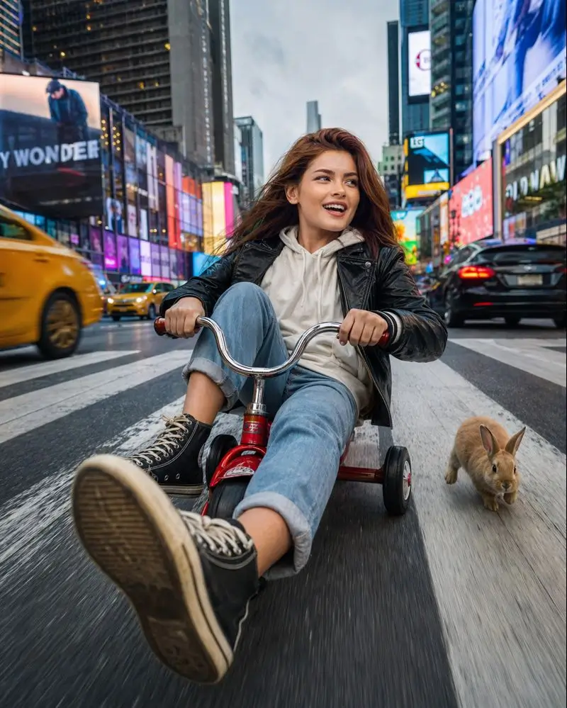 Joyful Ride Portrait