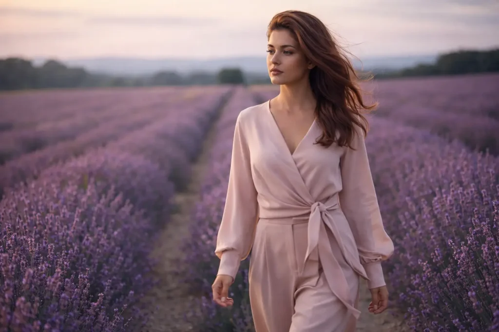 Lavender Field Portrait