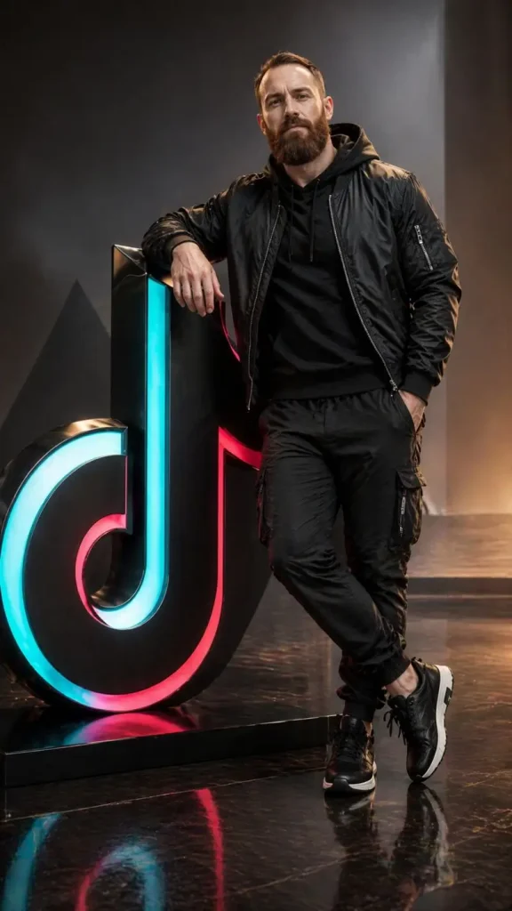 Leaning on the Tiktok Icon