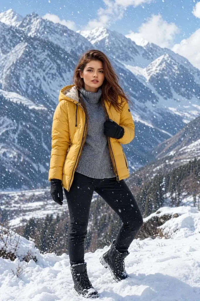 Manali SNowfall Portrait