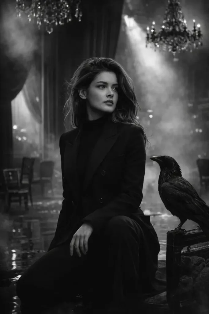 Mystic Raven in the Abandoned Theater