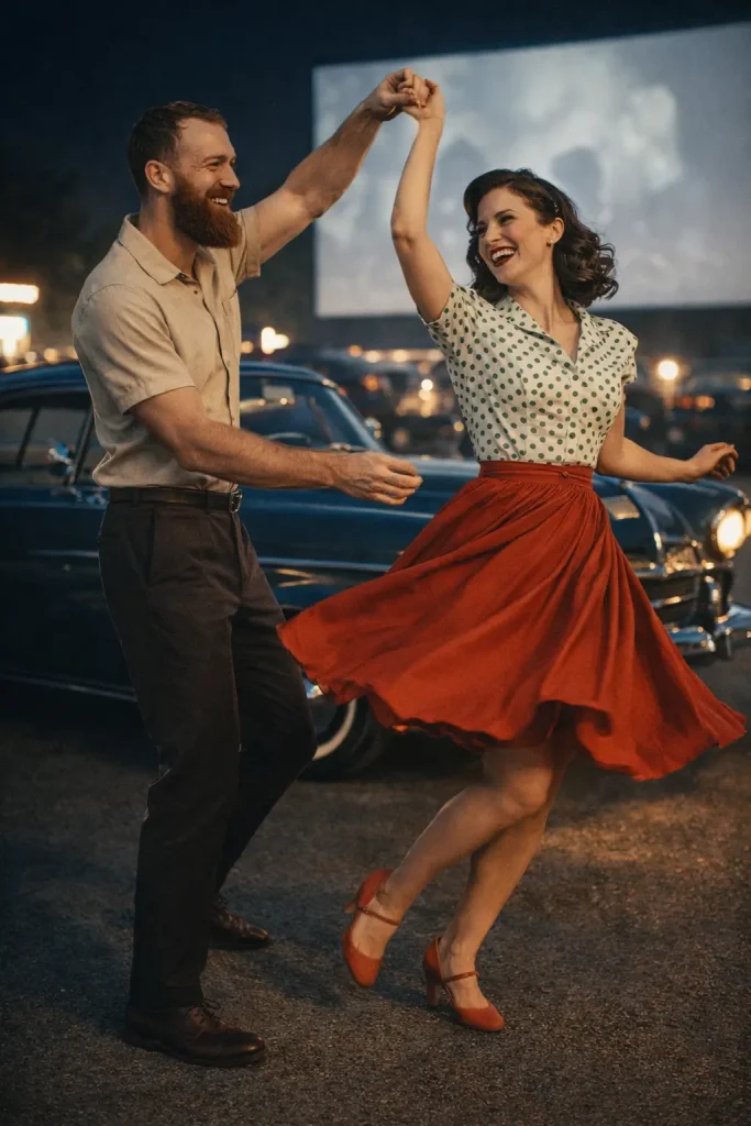 Retro Couple