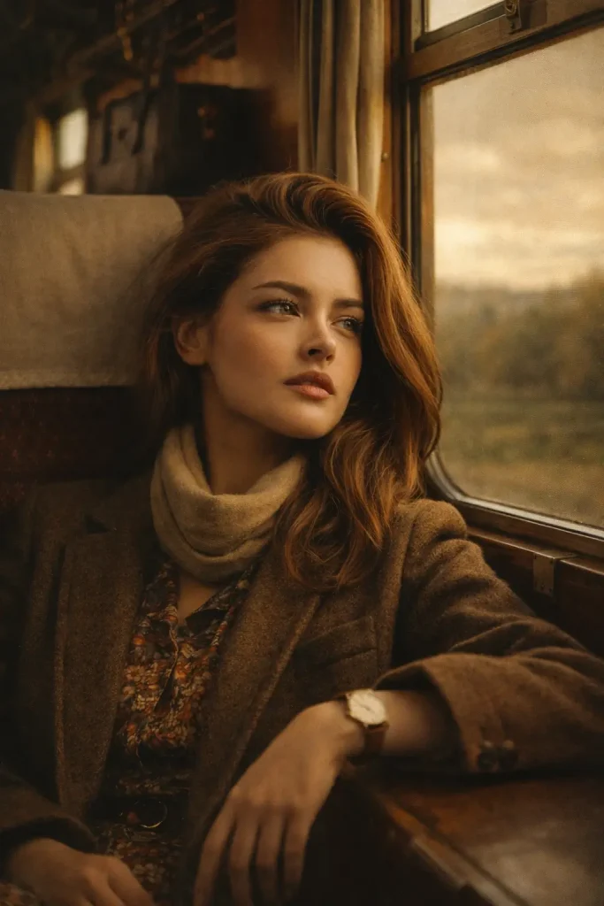 Retro Train Travelling Story