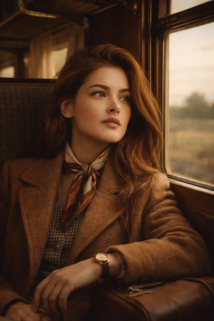 Retro Train Travelling Story Image
