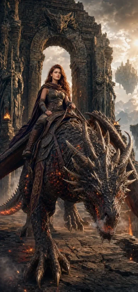 Rider and Dragon Image