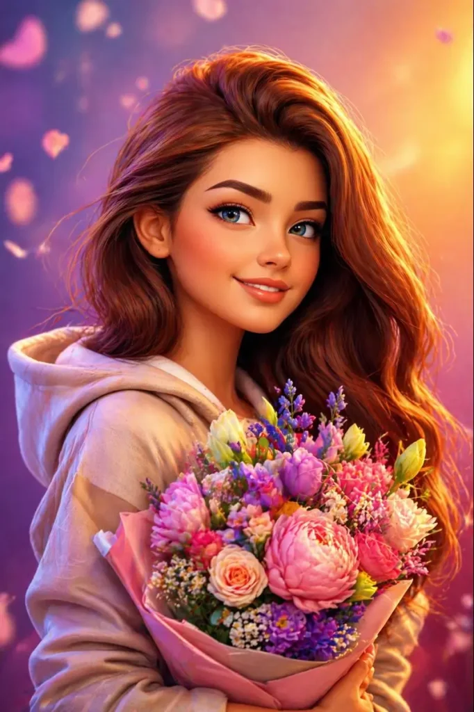 Romantic Springtime Portrait