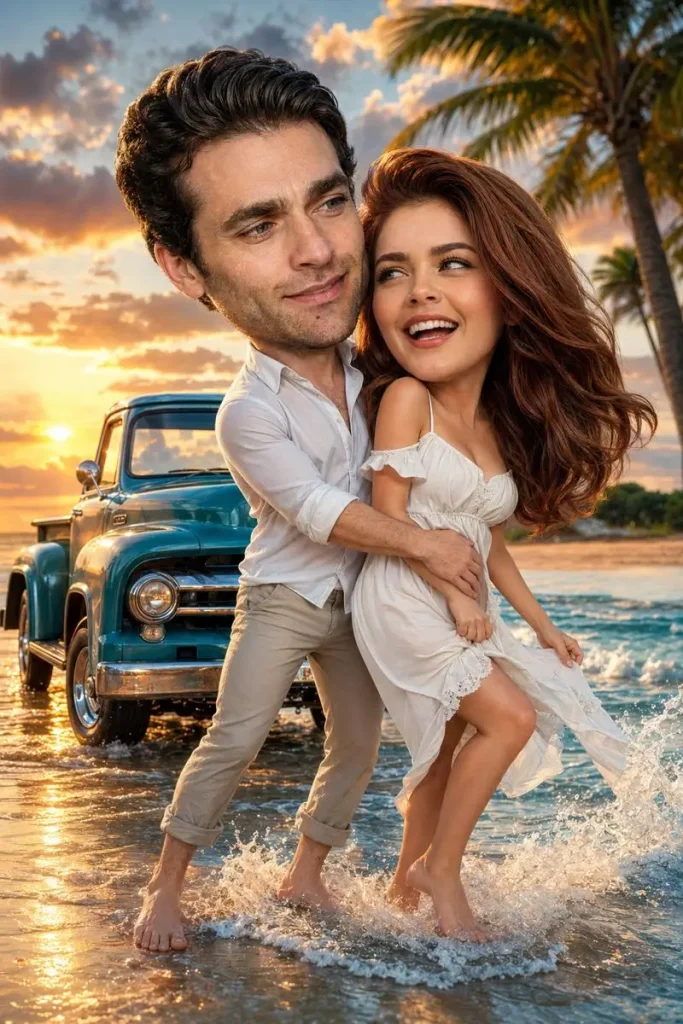 Romantic Sunset Portrait