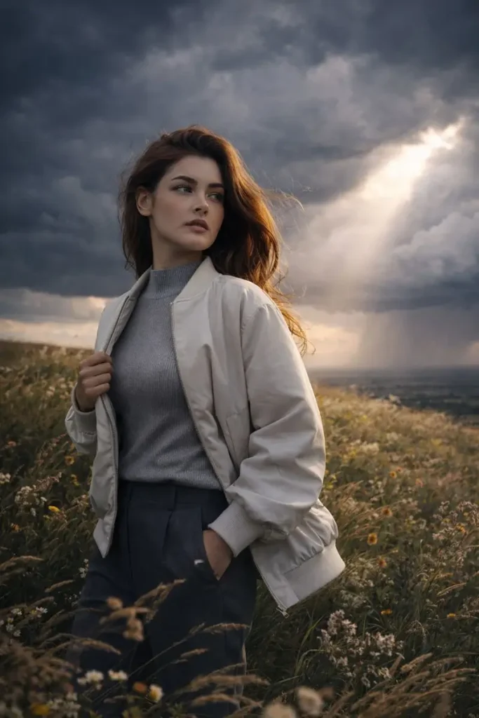 Stormy Landscape Portrait