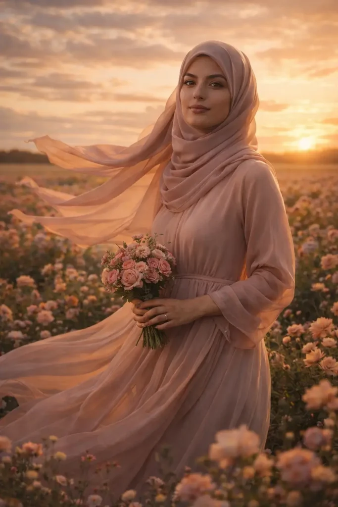 Studio Level Photograph for Hijab Girl