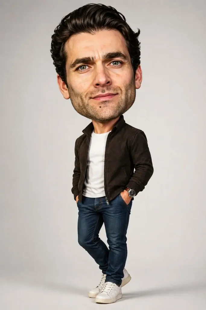 Stylized 3D Caricature Portrait