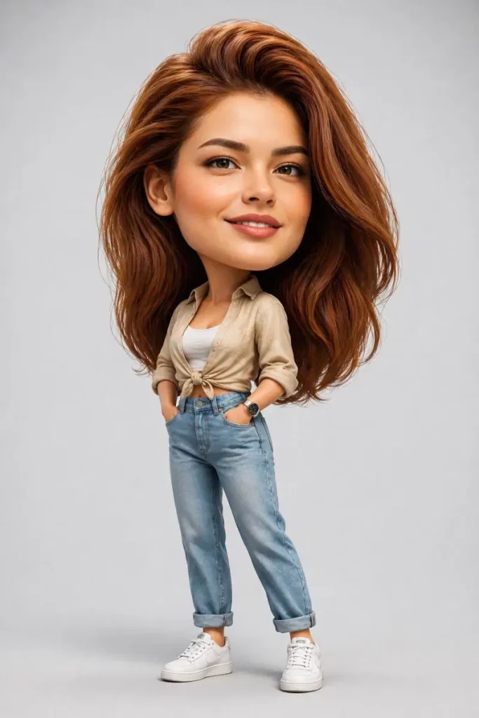 Stylized 3D Caricature Portraits