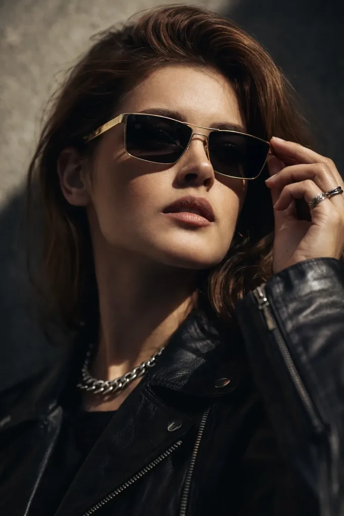 Sunglasses Close up Portrait