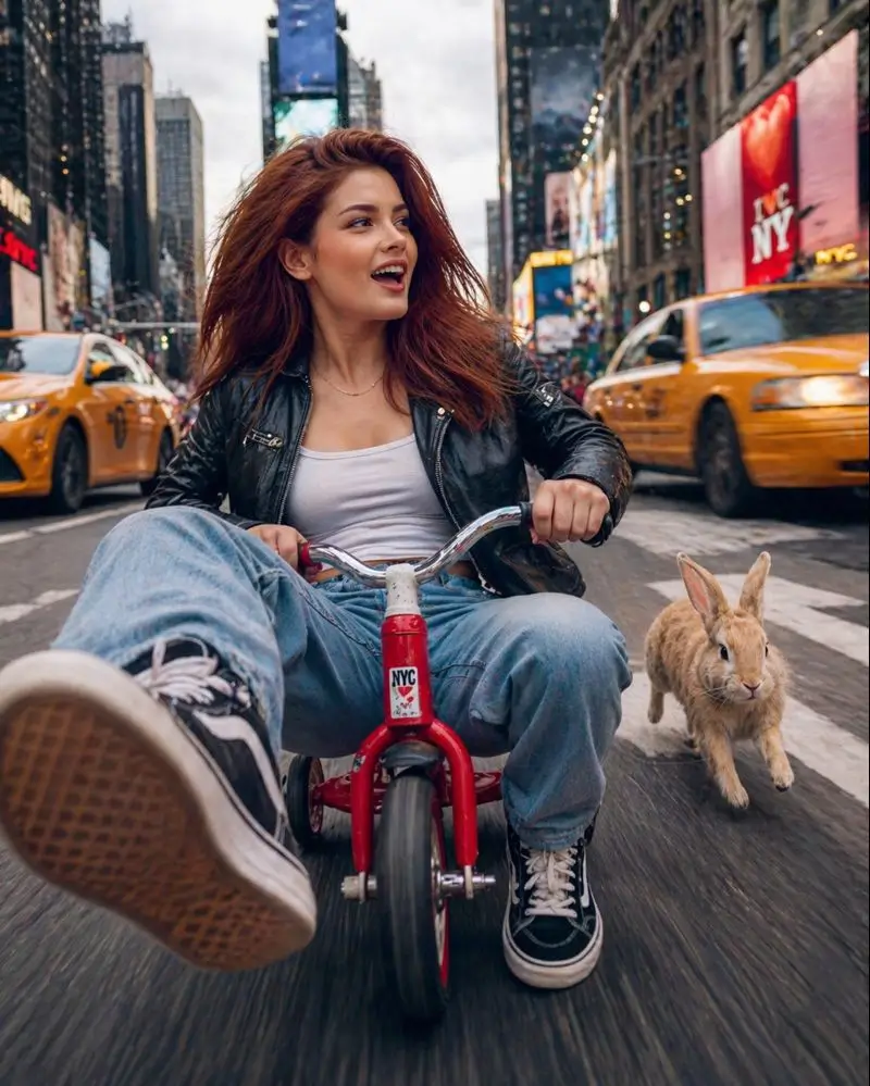 Tiny Tricycle Portrait