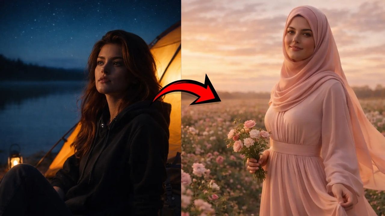 Viral Muslim Girl in Beautiful Hijab