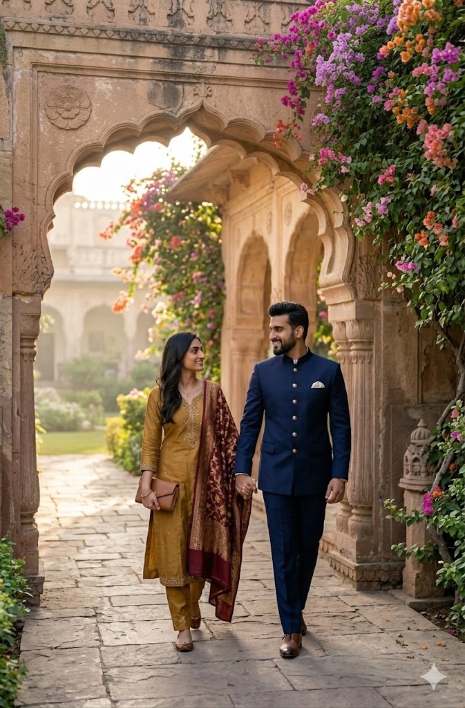 Girlfriend Boyfriend AI Prompt: Create Viral Couple AI Photos on Bikes & Mountains: Copy-Paste These Secret Prompts! 5 girlfriend boyfriend In the Garden ai prompt
